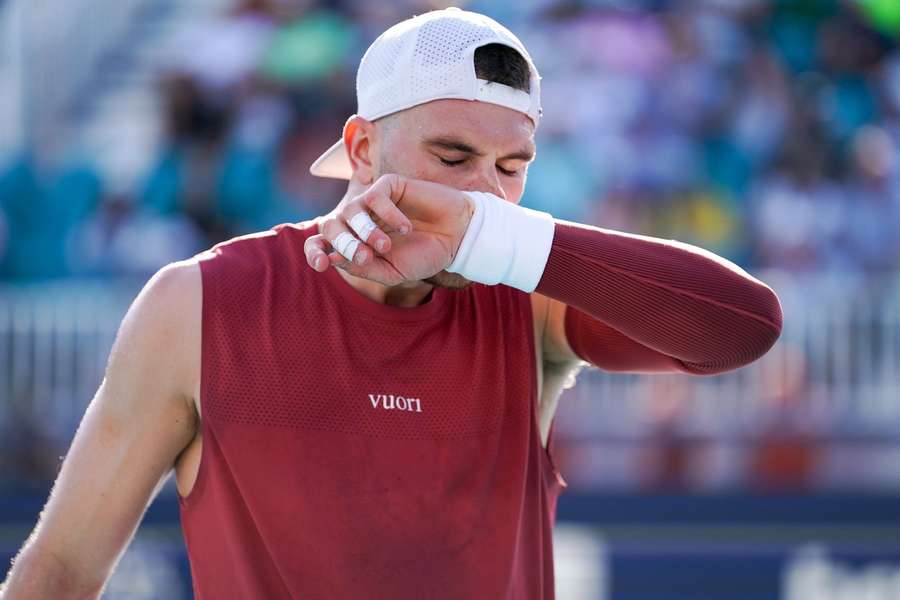 Jack Draper pictured at the Miami Open last month Jack Draper pictured at the Miami Open last month