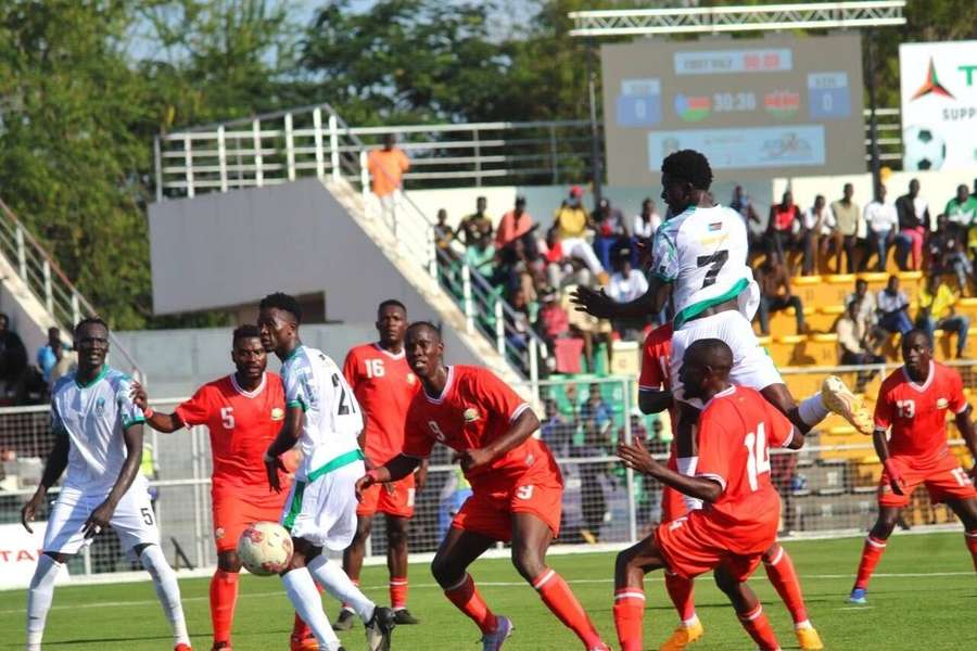 Kenya in action against South Sudan