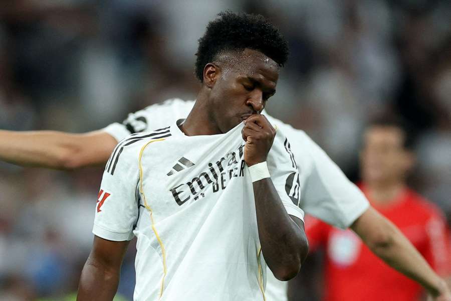 Vini Jr. marcou em Real Madrid 2x1 Alavés