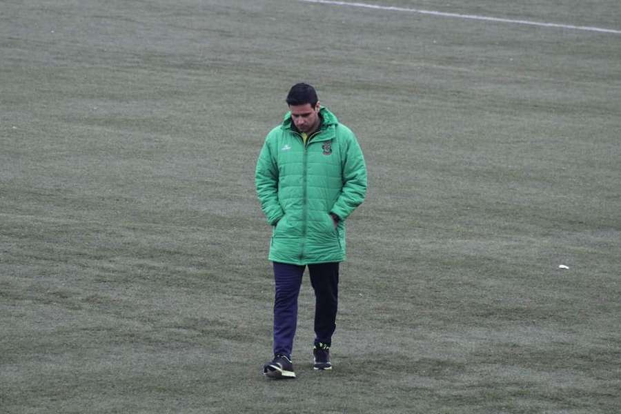 Marco Paiva, treinador interino do Paços de Ferreira, com ambição na