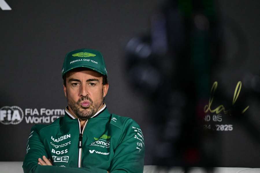 Fernando Alonso, la conferința de presă.