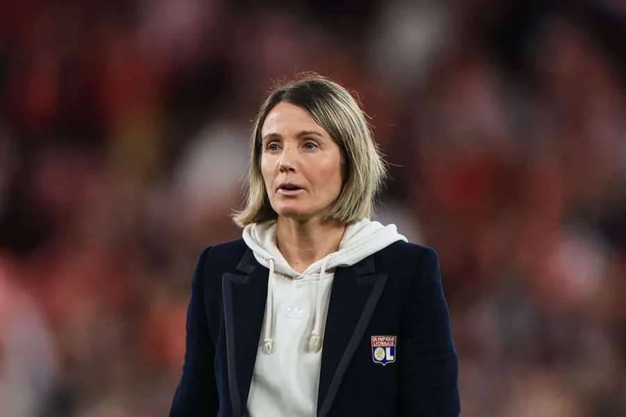 Sonia Bompastor, treinadora do Lyon