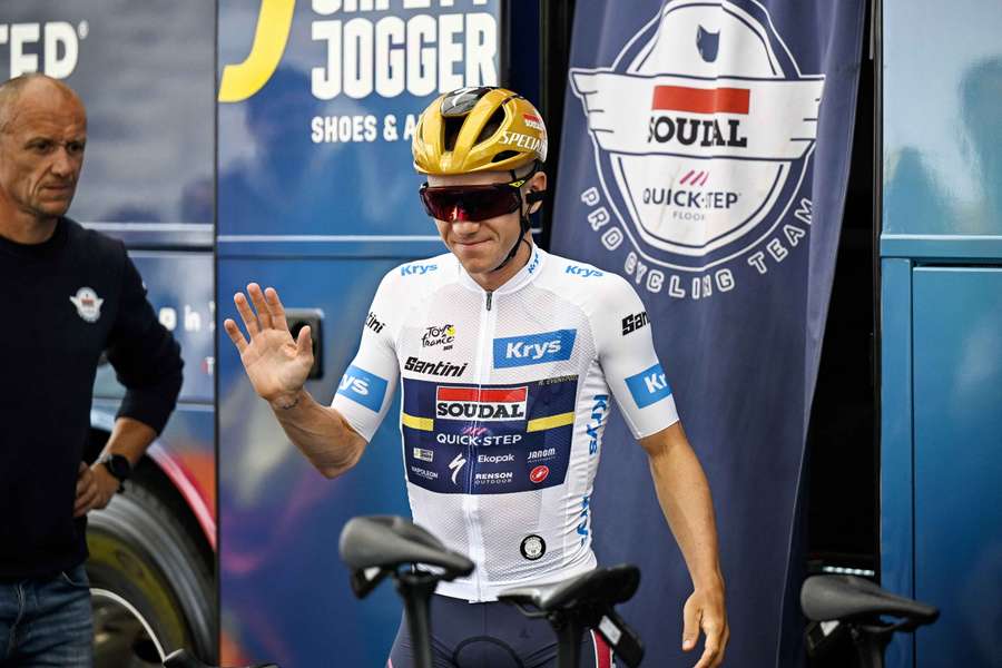 Remco Evenepoel esta mañana