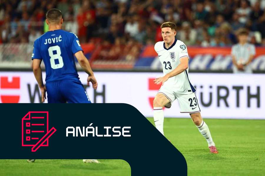 Elliot Anderson estreou-se pela seleção inglesa