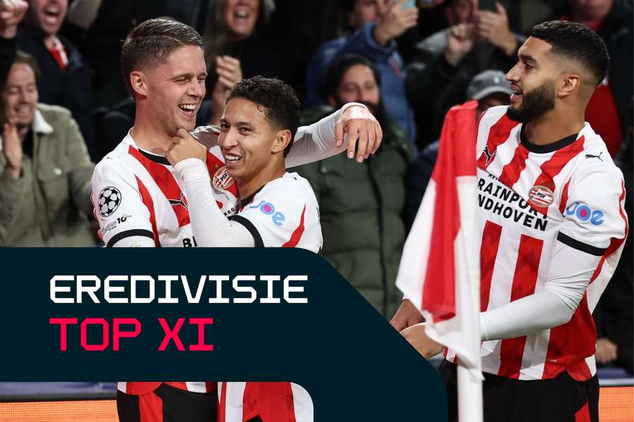 PSV dominates the midfield with Joey Veerman, Mauro Junior and Ismael Saibari