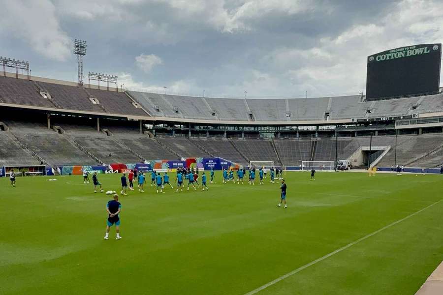 L'allenamento della Spagna L'allenamento della Spagna