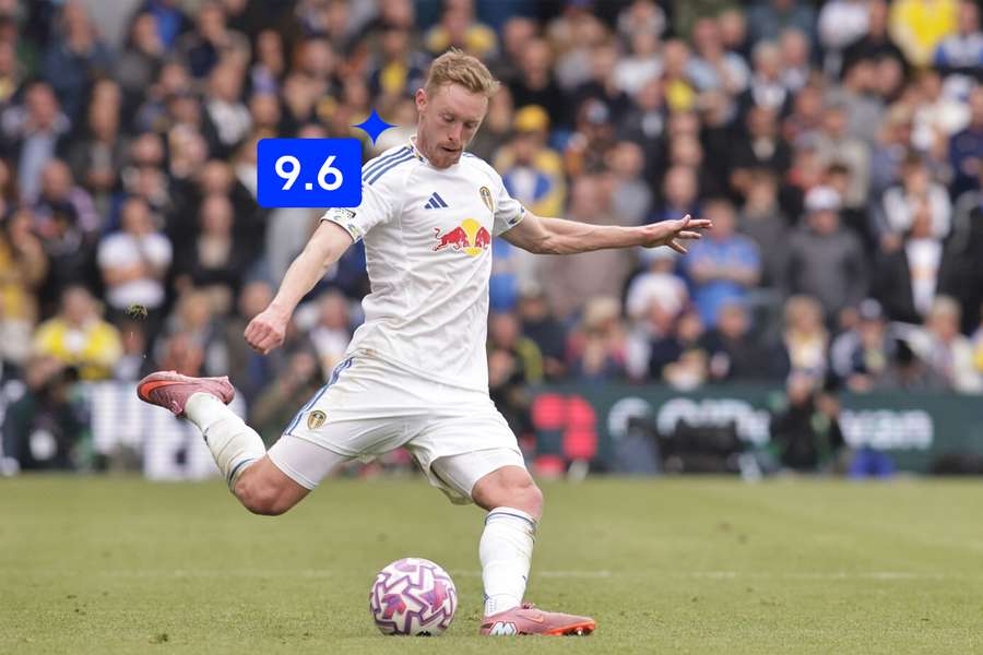 Longstaff in action for Leeds