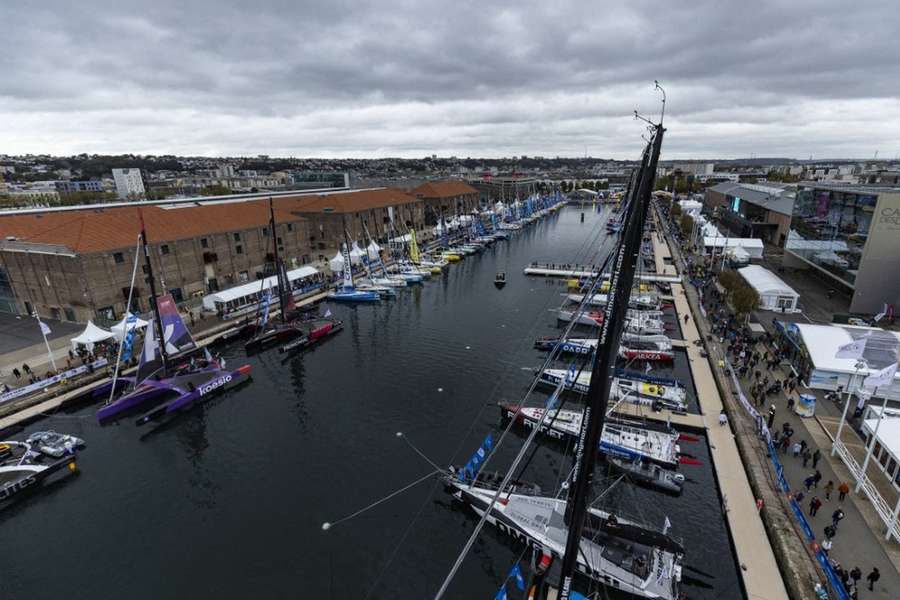 Le port du Havre avant le lancement de l'événement.
