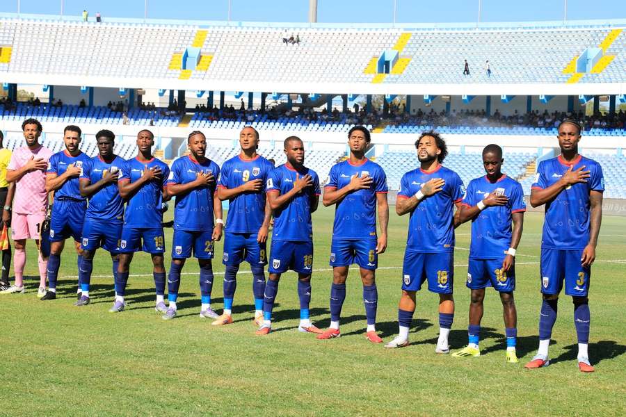 Cape Verde players ahead of the game