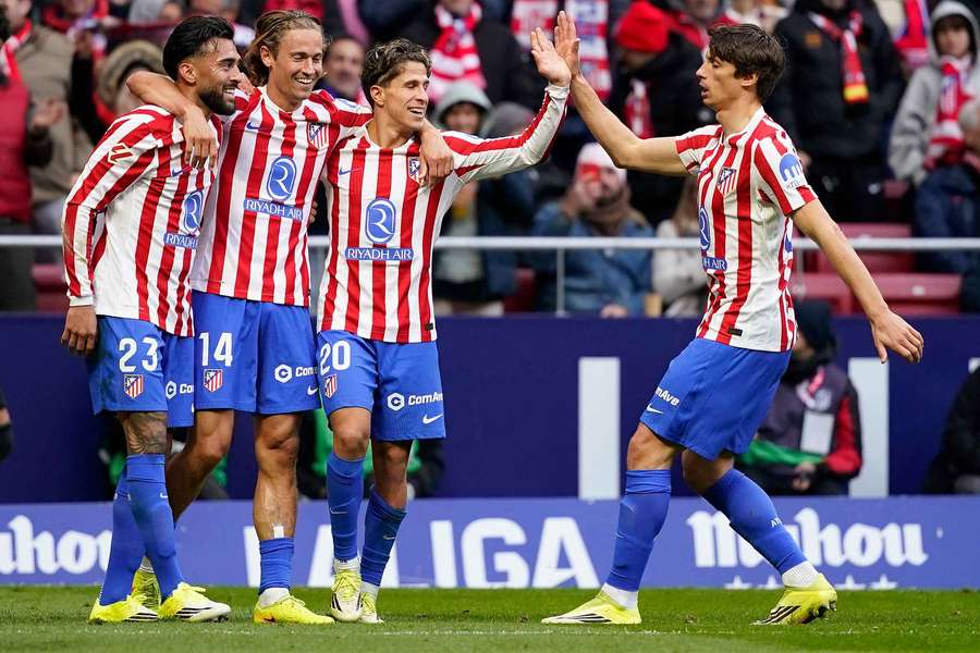 El Atlético tiene motivos para celebrar