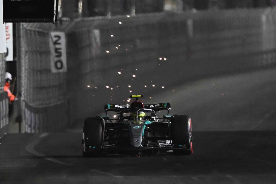 Lewis Hamilton al traguardo