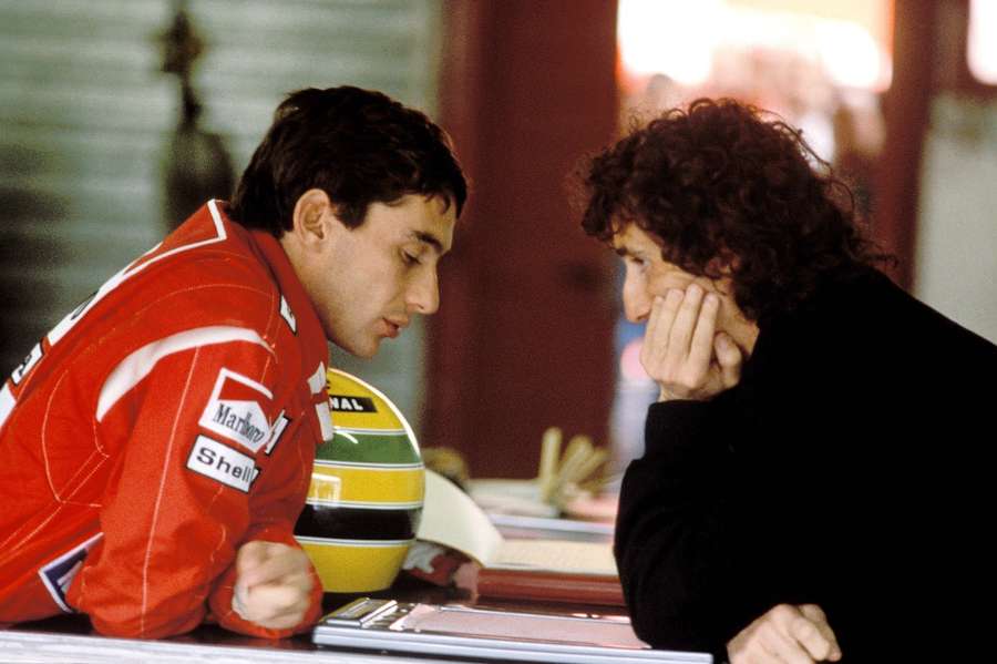 La rivalité avec Alain Prost a créé une image mythique de Senna.