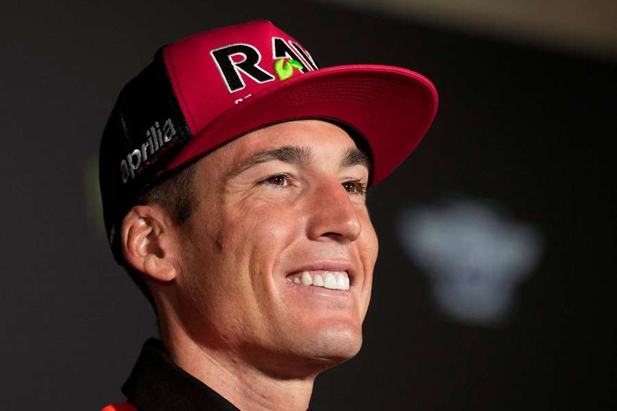 Espargaro lors du media day, ce jeudi.