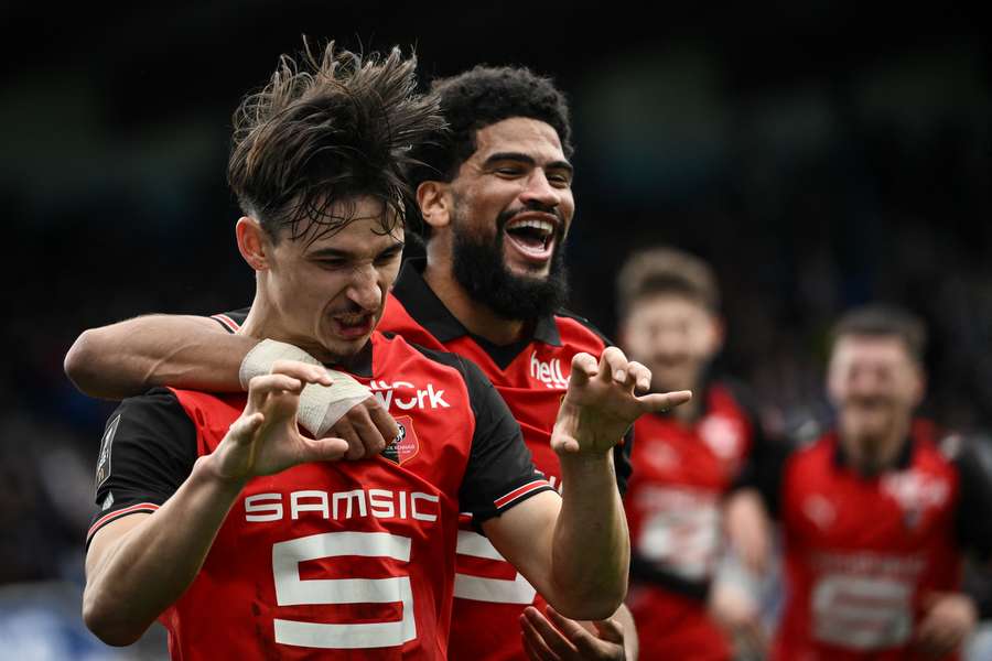 Les buteurs du jour côté Rennes. Les buteurs du jour côté Rennes.