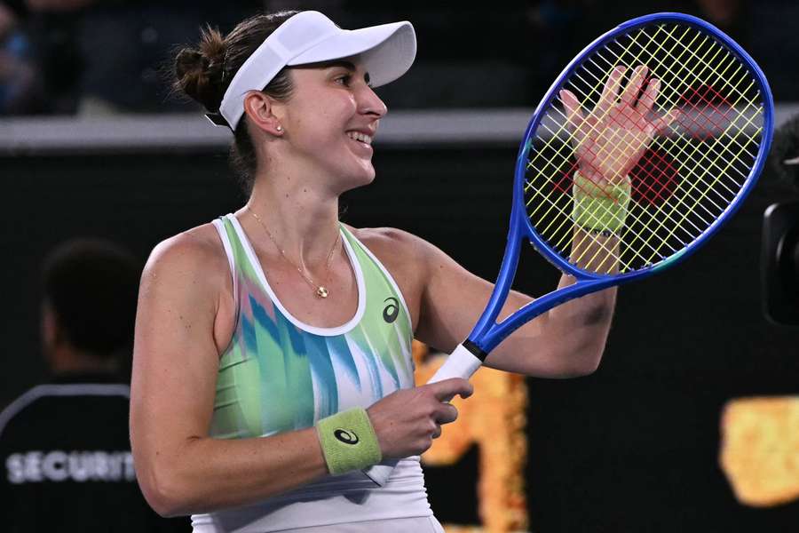 Bencic celebrates win