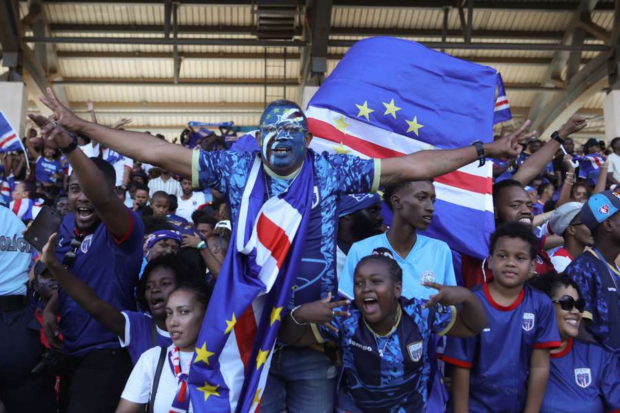 Cabo-verdianos festejaram nas bancadas