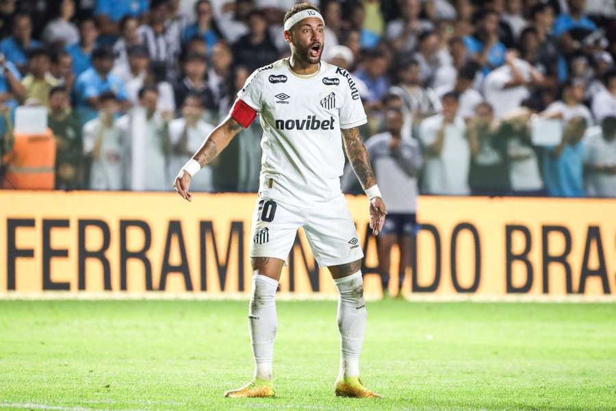 Neymar, con el Santos Neymar, con el Santos
