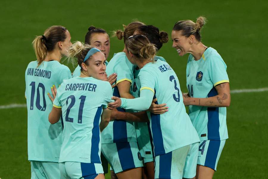Jugadoras de la selección australiana