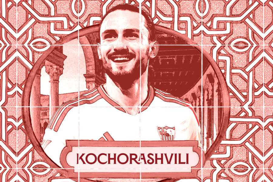 Kochorashvili assinou por quatro épocas com o Sevilha
