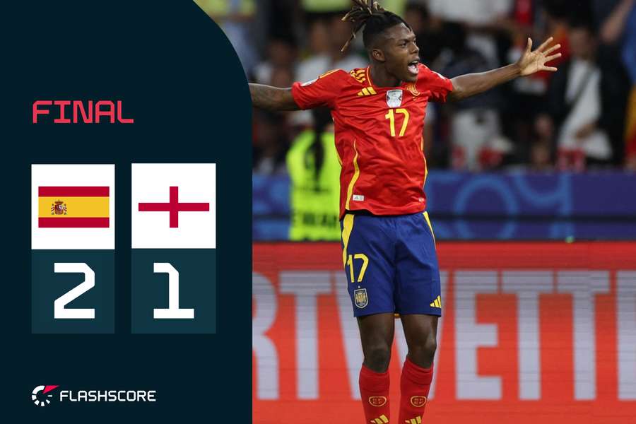 España celebró la victoria