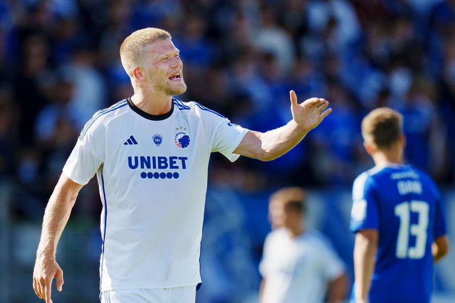 FCK-træner er bekymret for Andreas Cornelius