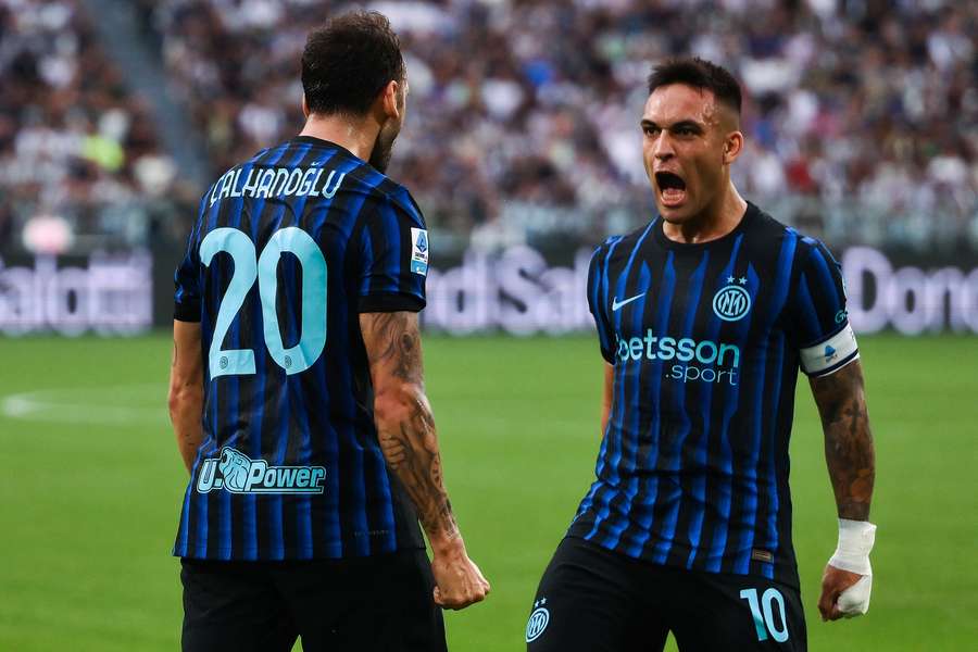 Lautaro Martinez durante la partita di Serie A contro la Juventus