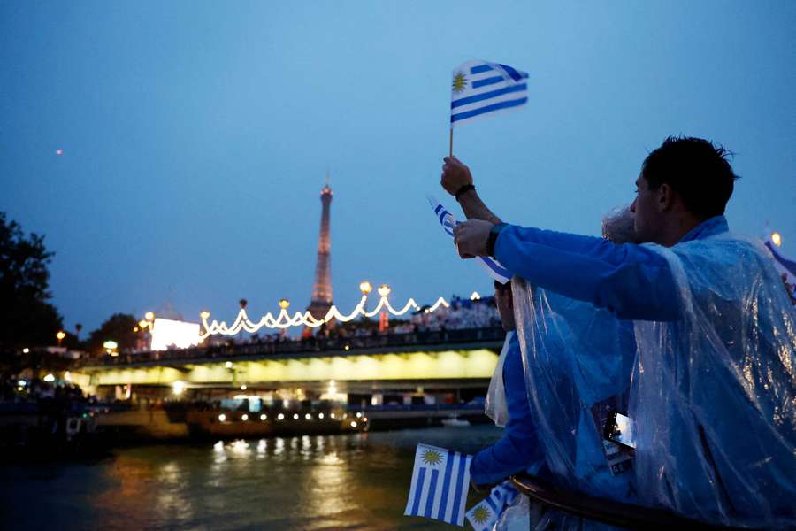 La delegación de Uruguay en París 2024.