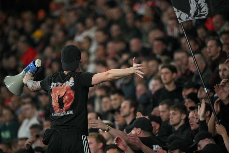 Les supporters du PSV Eindhoven le 1ᵉʳ octobre en Ligue des champions.