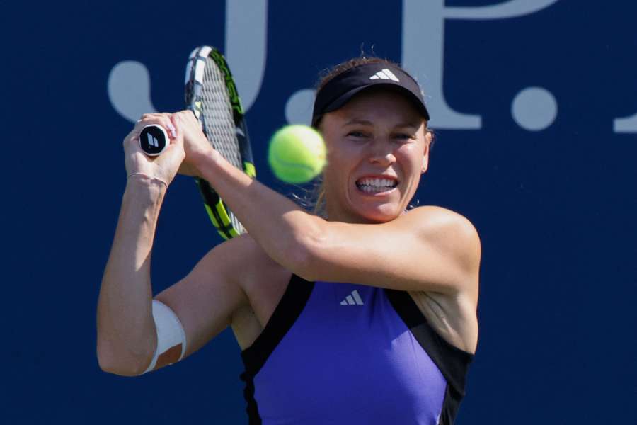 Wozniacki ser ud til at være smertefri.