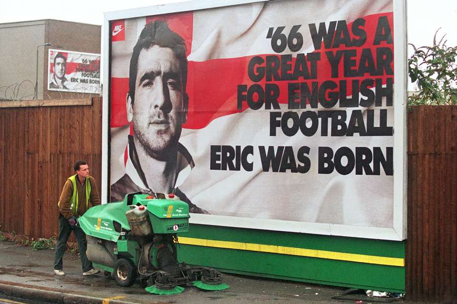 Cantona é uma das figuras do futebol mundial