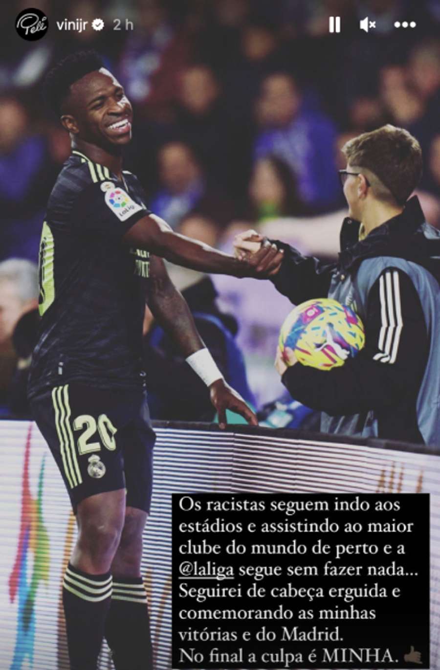 Vinicius Junior denuncia racismo en LaLiga