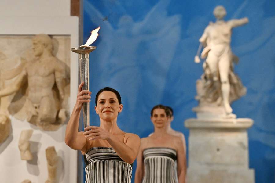 La flamme allumée ce mercredi.