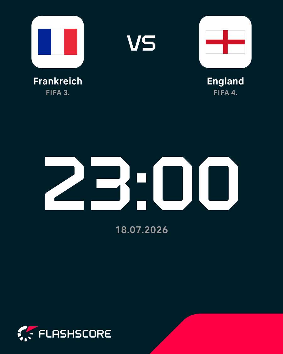 Die Partie beginnt um 23 Uhr deutscher Zeit