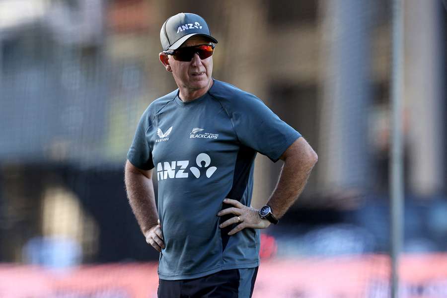 Gary Stead looks on during his final limited overs international as New Zealand coach.