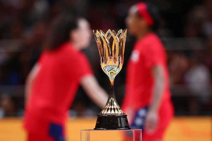 The FIBA Women's Basketball World Cup trophy