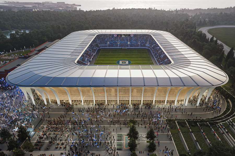 Sådan kommer Aarhus' nye stadion til at se ud.