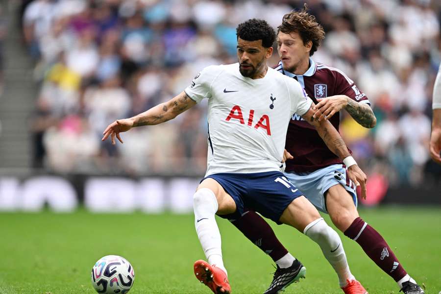Tottenham striker Dominic Solanke. Tottenham striker Dominic Solanke.