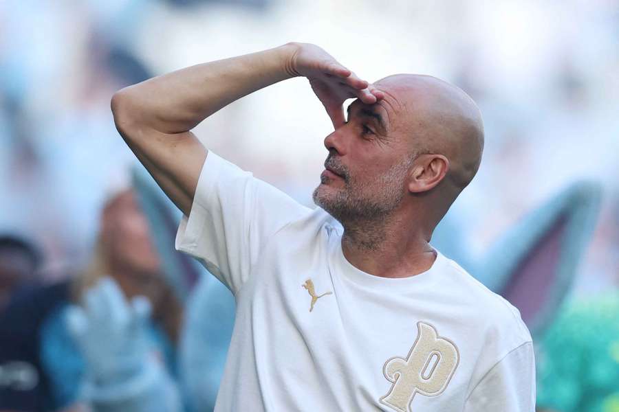 Pep Guardiola despediu-se do City este domingo