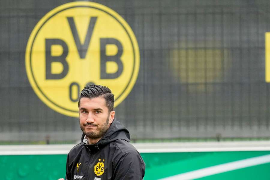 Borussia Dortmund boss Nuri Sahin during a training session