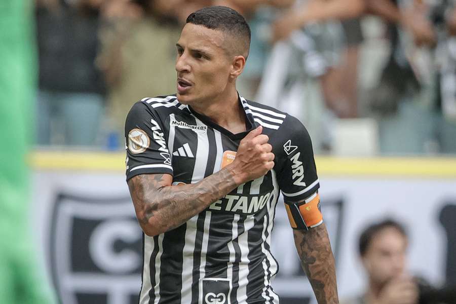 Guilherme Arana marcou golo importante para o Atlético Mineiro