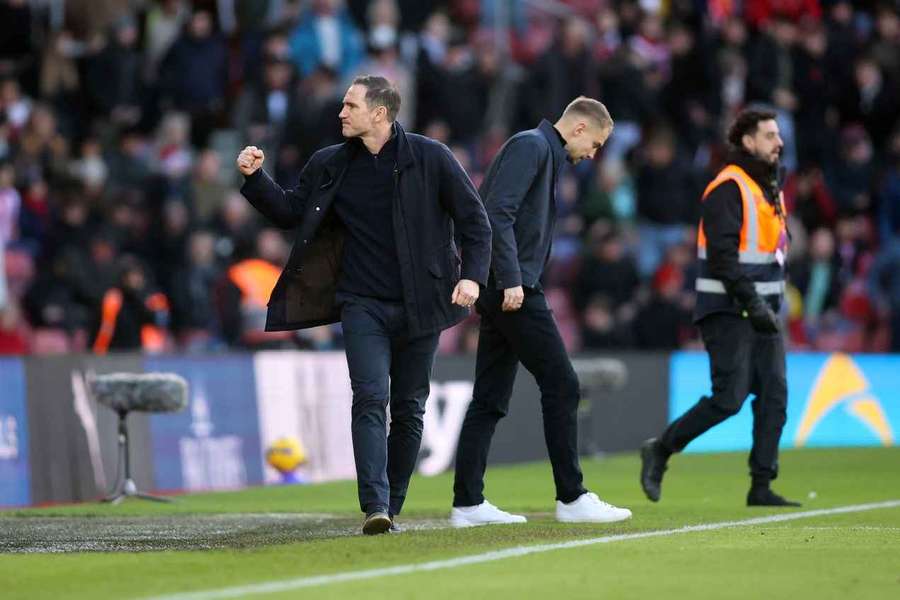 Lampard celebrates Coventry's draw