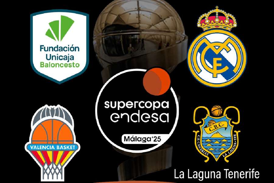 Los cuatro equipos que jugarán la Supercopa acb