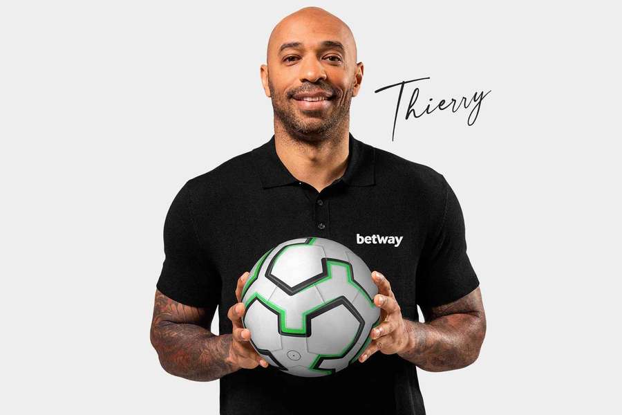 Thierry Henry is Betway's new global ambassador this season Thierry Henry is Betway's new global ambassador this season