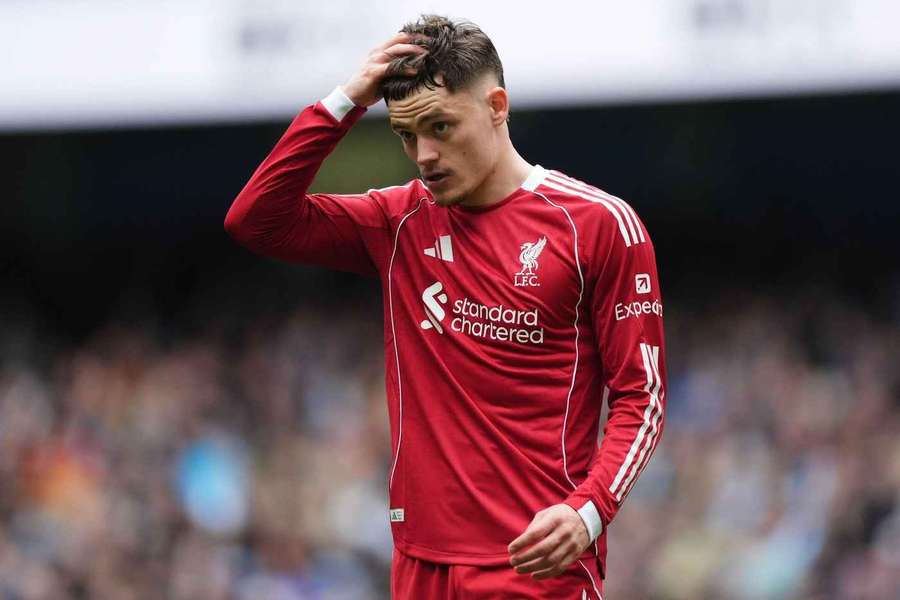 Florian Wirtz scheitert mit Liverpool an City. Florian Wirtz scheitert mit Liverpool an City.