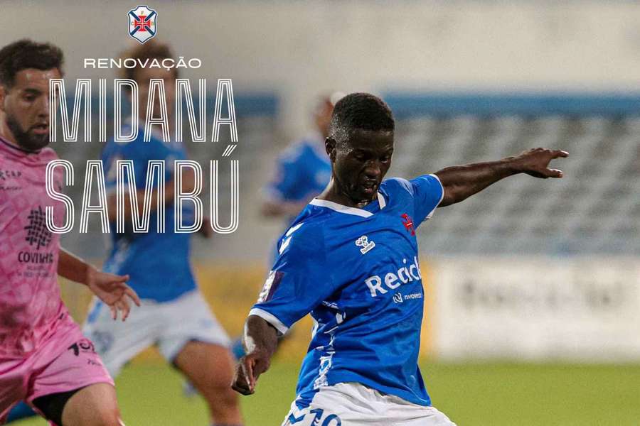 Midana Sambú é o 16.º jogador a renovar pelo Belenenses Midana Sambú é o 16.º jogador a renovar pelo Belenenses