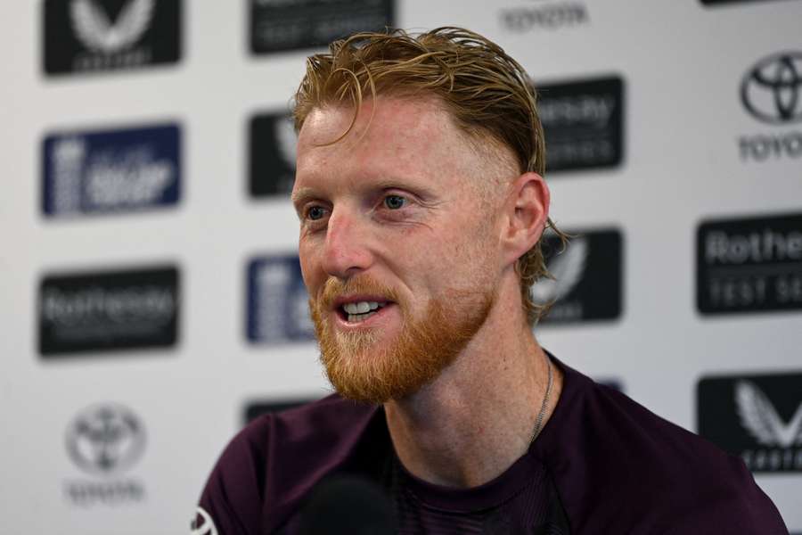 Ben Stokes addresses the media during his pre-match press conference on Wednesday.