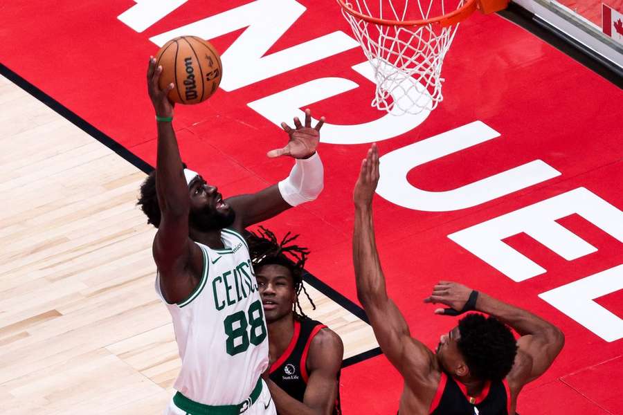 Neemias Queta em ação pelos Boston Celtics