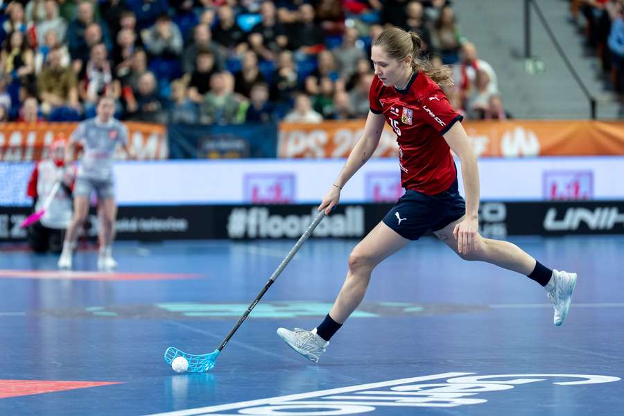 Staňková v podařeném zápase proti Švýcarkám. Staňková v podařeném zápase proti Švýcarkám.