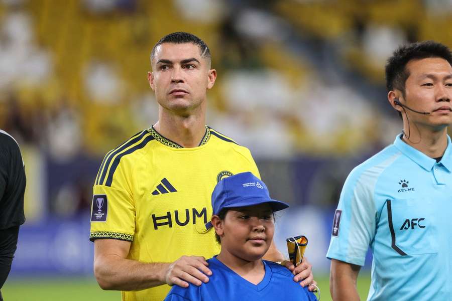Ronaldo pred duelom proti Neftči Fergana. Ronaldo pred duelom proti Neftči Fergana.