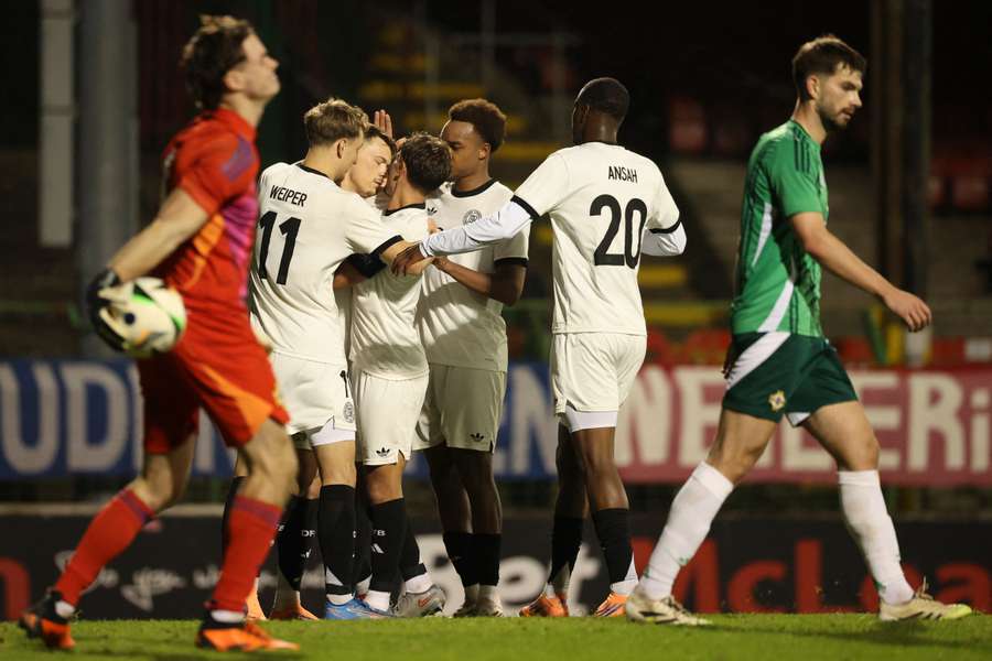 Die U21 war nach dem Pflichtsieg erleichtert